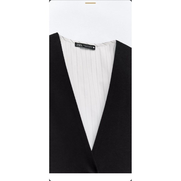 Zara mixed poplin jacket NWT - Picture 7 of 13